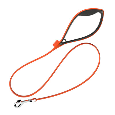Bright orange dog leash