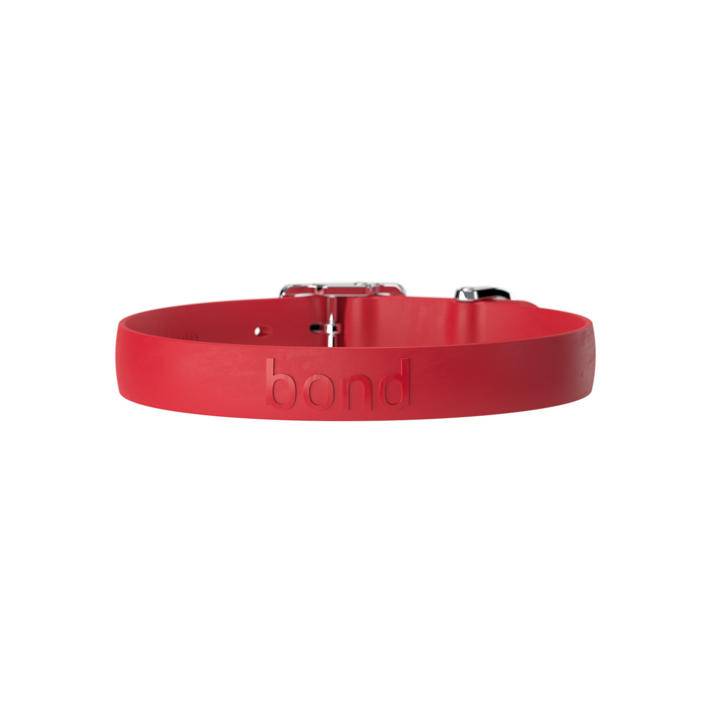 Waterproof Red dog collar