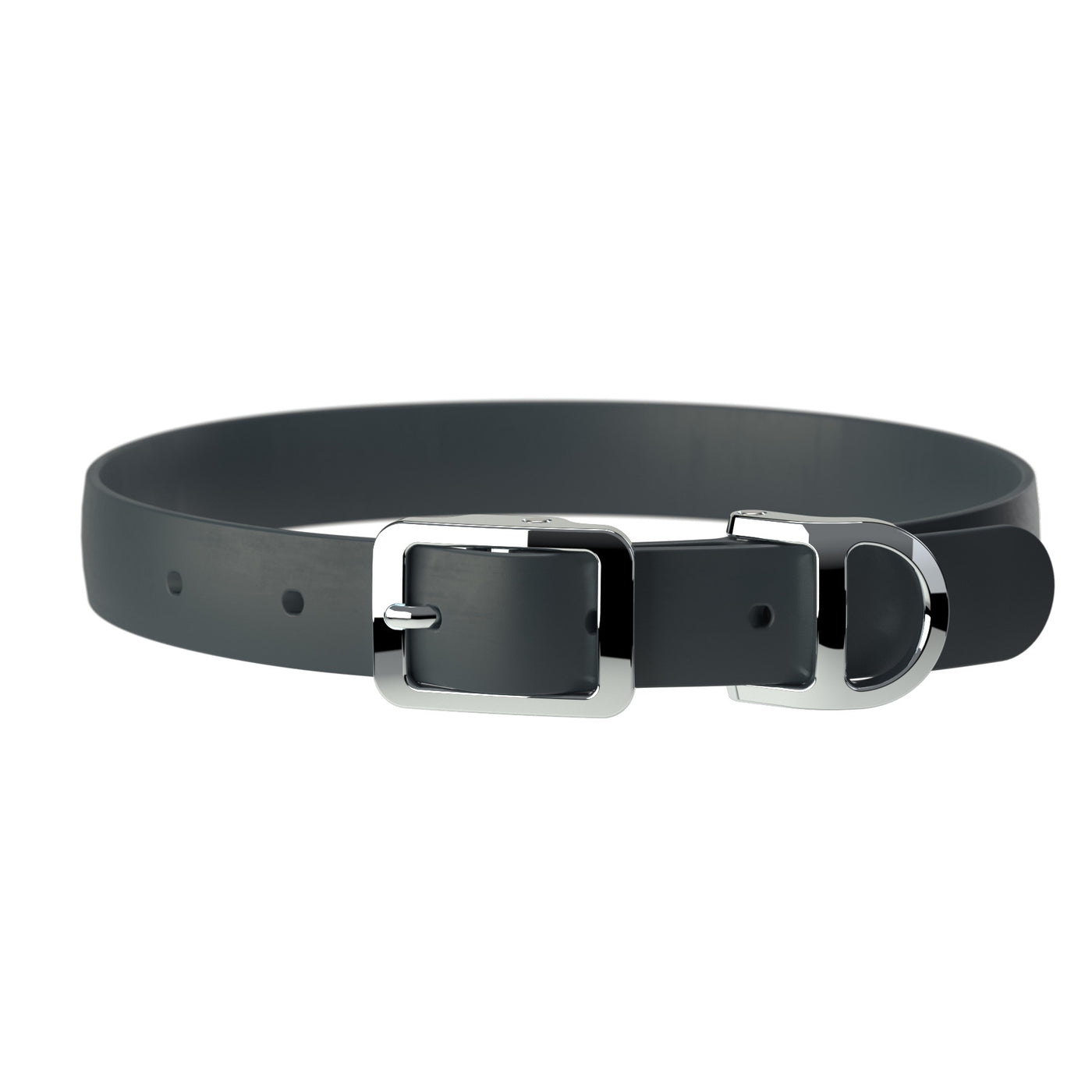 XL grey waterproof dog collar