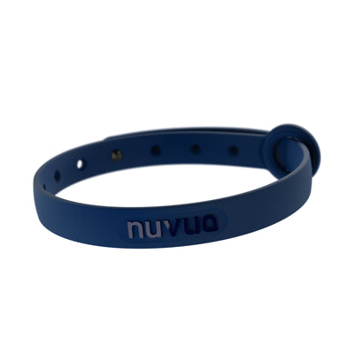 Breakaway Cat Collar - Soft, Comfortable, and Lightweight Safety Buckle Collar by Nuvuq (6 ⅞" to 10 ¼"), Blackberry Dark Blue