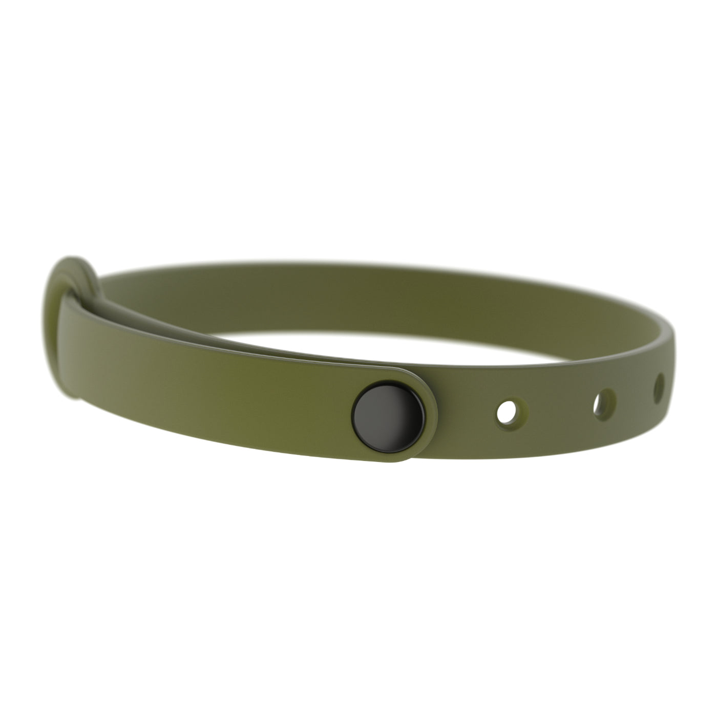 Green Olive with Black Pin Cat Collars