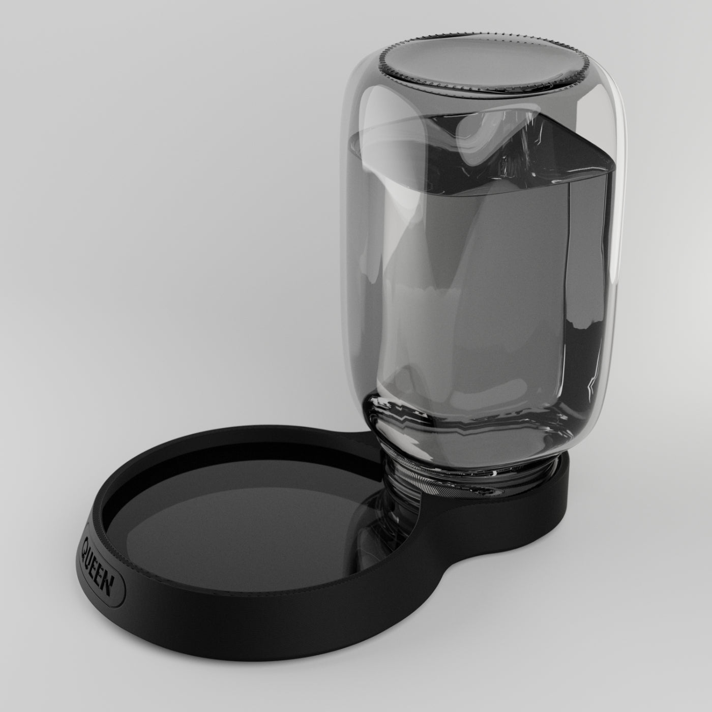 Water dispenser in black