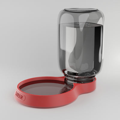 Water dispenser in red