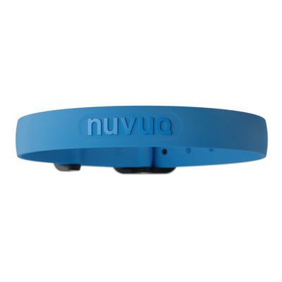 NUVUQ - Collier imperméable et ultraléger pour chien - Bleu bleuet