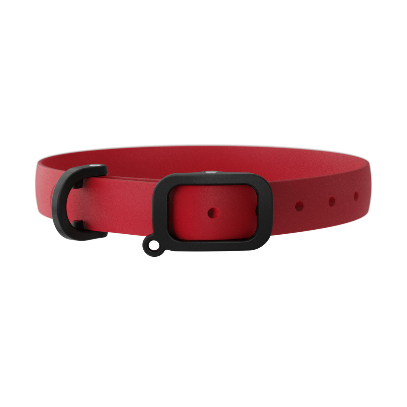 airtag compatible red dog collar