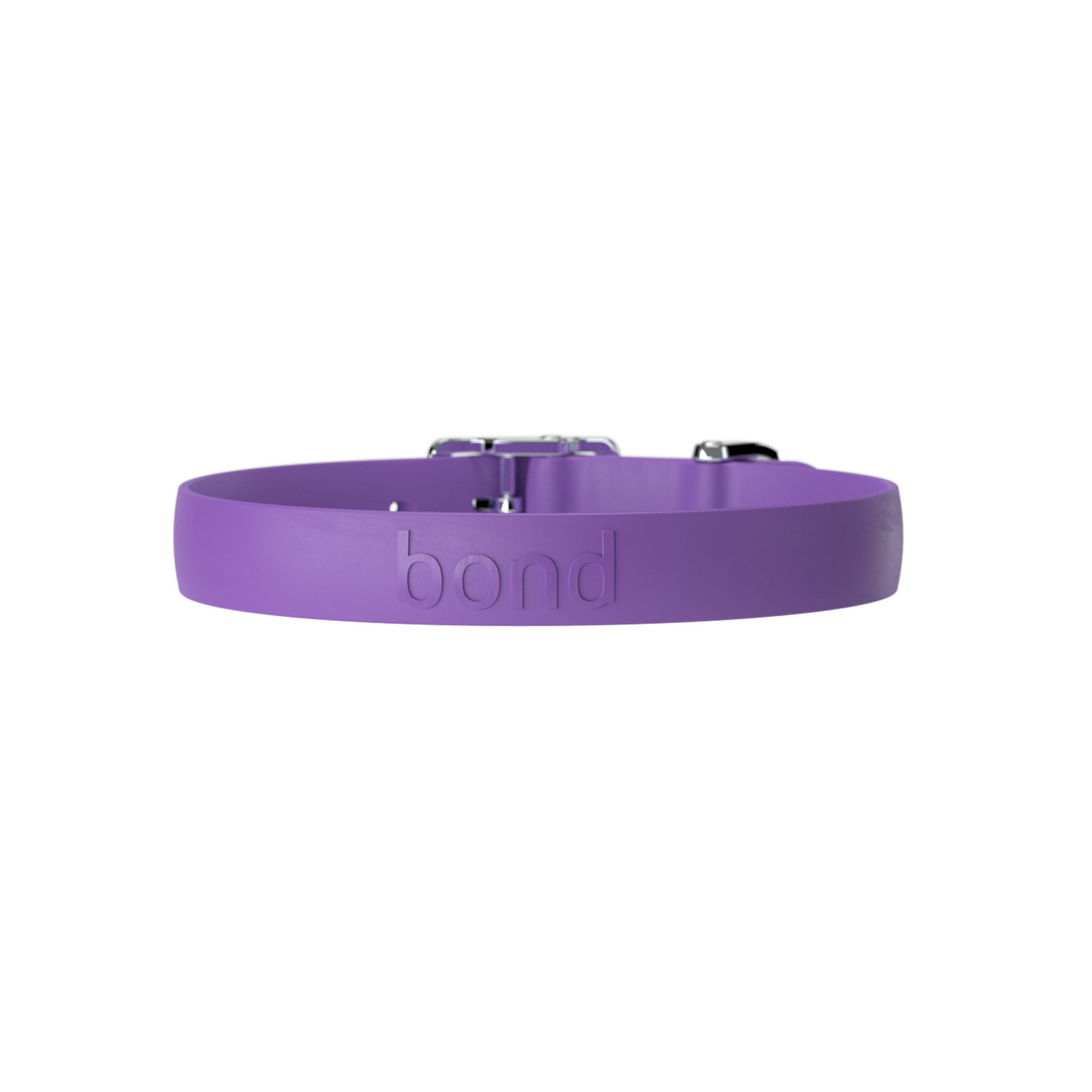 Purple waterproof dog collar